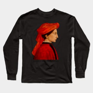 Portrait of Matteo Olivieri Long Sleeve T-Shirt